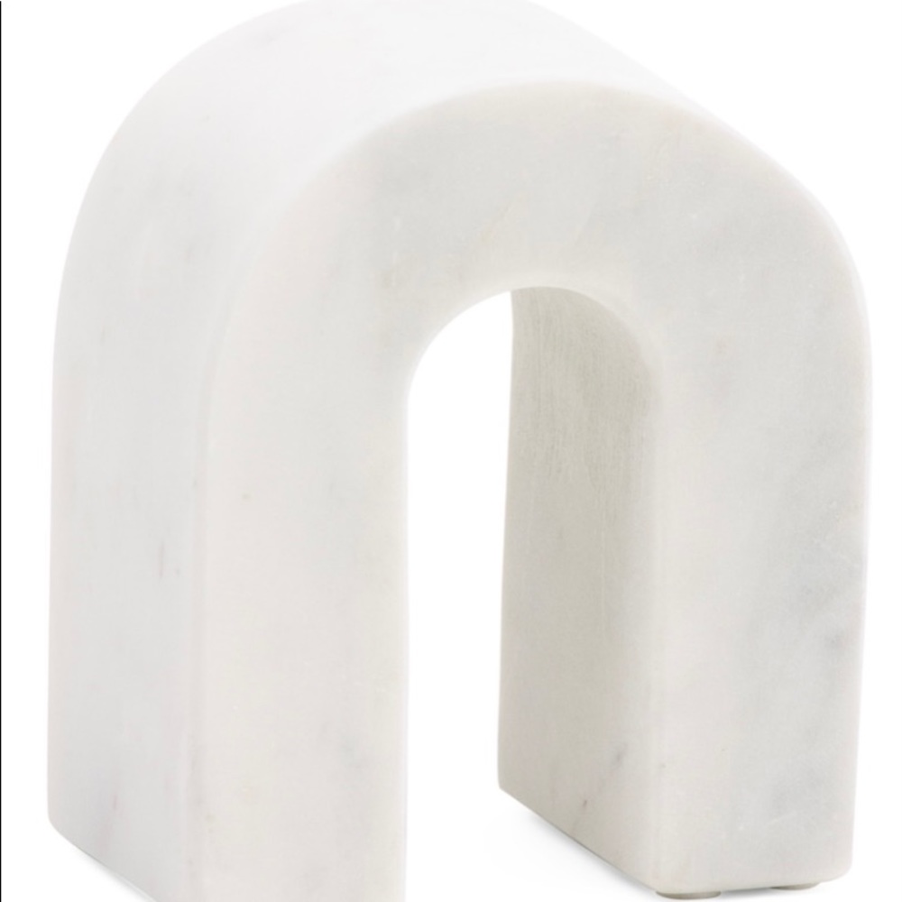 Solid Marble Boho Bookend (1)